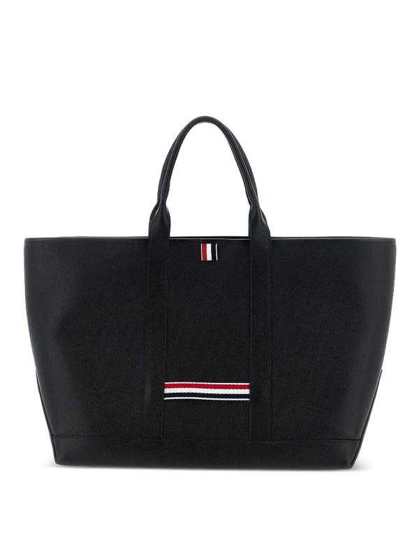 THOM BROWNE: Handtaschen - Shopper - Schwarz