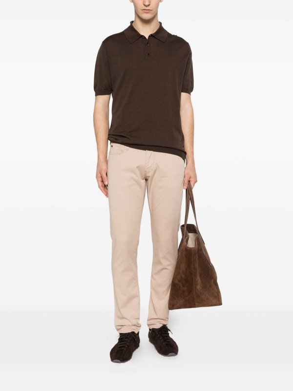 EMPORIO ARMANI: ストレートジーンズ online - ストレートジーンズ - ベージュ