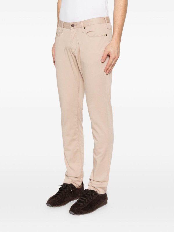 ストレートジーンズ - ベージュ shop online: EMPORIO ARMANI