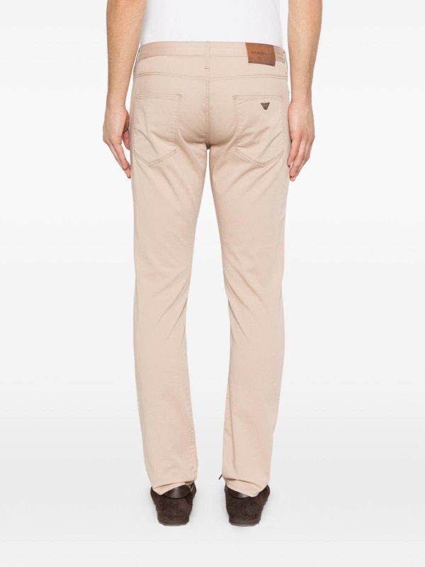 EMPORIO ARMANI buy online ストレートジーンズ - ベージュ