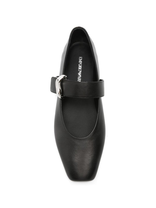 EMPORIO ARMANI: フラットシューズ online - フラットシューズ - 黒