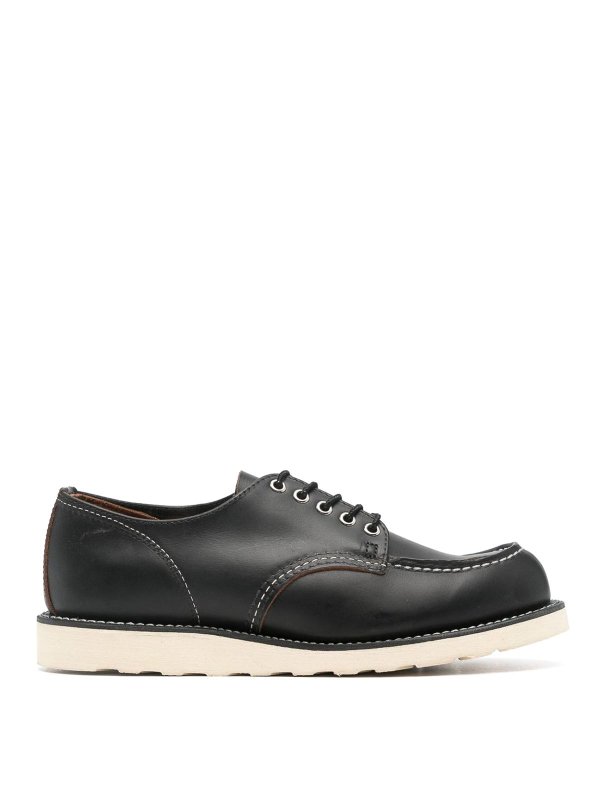 RED WING SHOES: レースアップシューズ - 編み上げ靴 - 黒