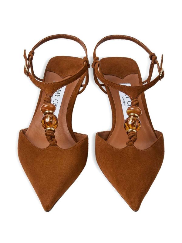 パンプス - ブラウン shop online: JIMMY CHOO