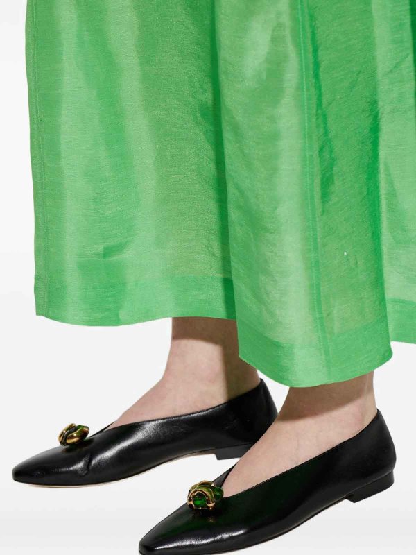 フラットシューズ - 黒 shop online: JIMMY CHOO