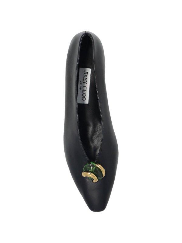 JIMMY CHOO buy online フラットシューズ - 黒