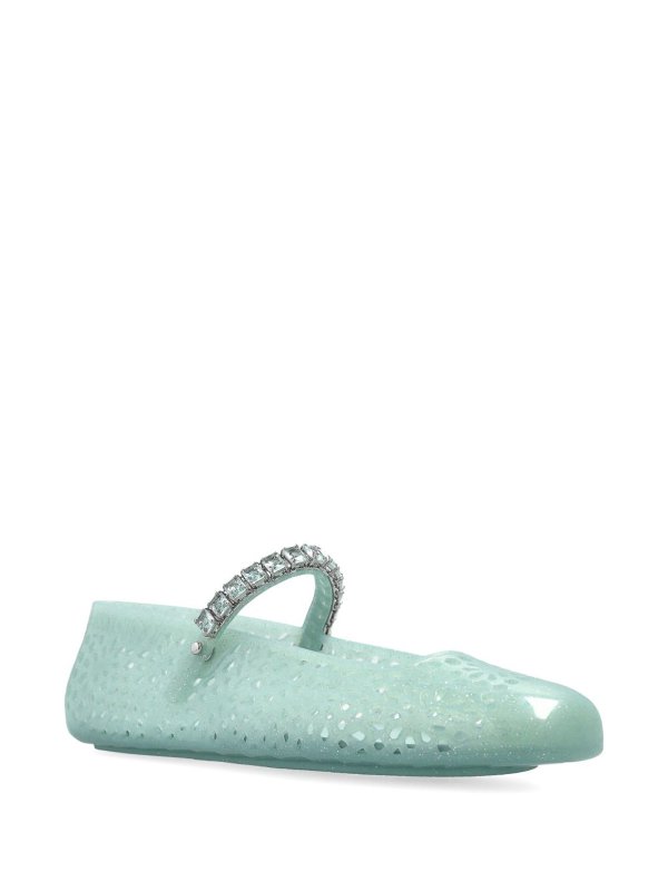 The Best Shops JIMMY CHOO: フラットシューズ - フラットシューズ - 緑