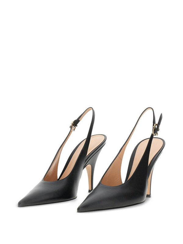 Sofia Leather Slingback Pumps shop online: Gianvito Rossi