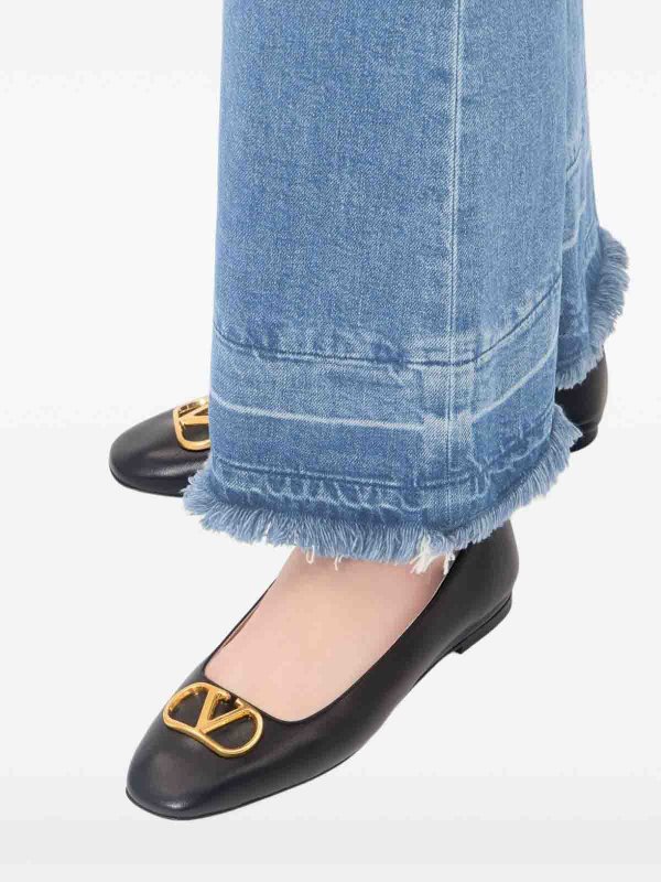 VALENTINO GARAVANI buy online フラットシューズ - 黒