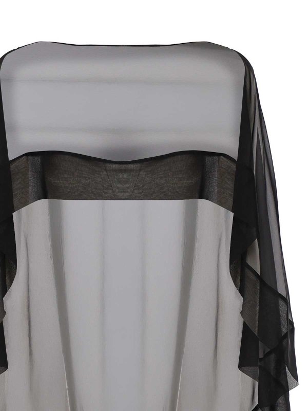 The Best Shops ALBERTA FERRETTI: Capas  y Ponchos - Capa - Negro