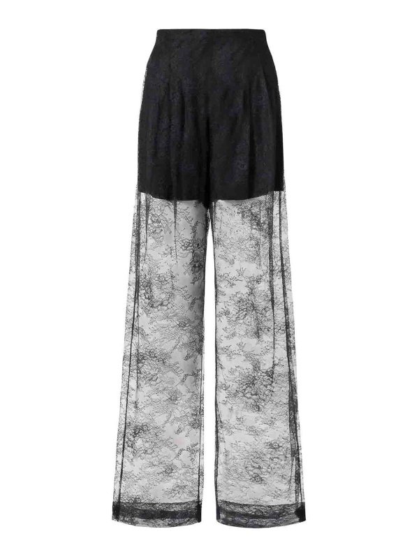 ALBERTA FERRETTI: casual trousers online - Lace Pants