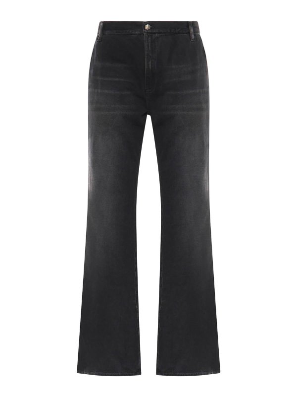 AMIRI: ブーツカットジーンズ - ブーツカットジーンズ - 黒