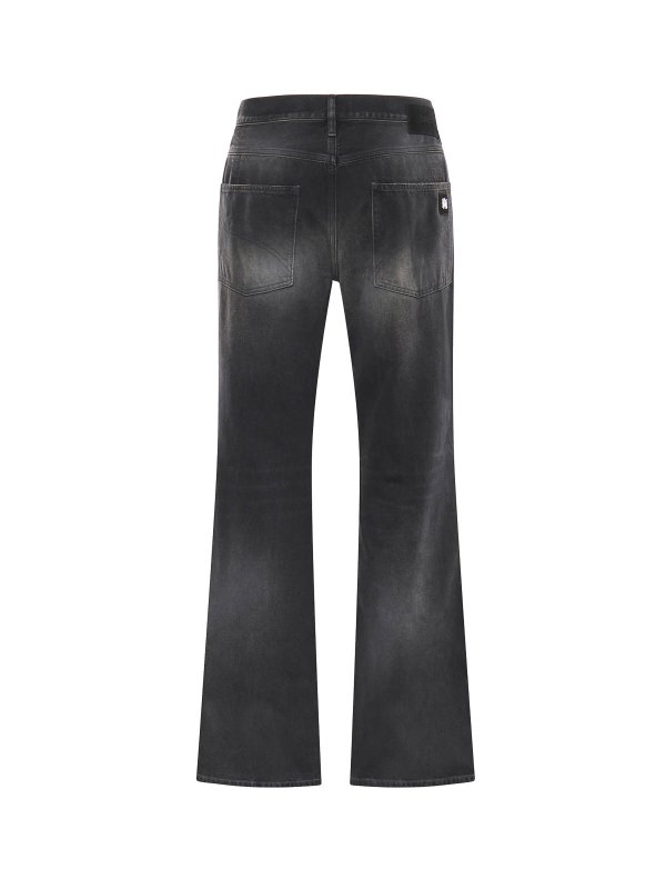 The Best Shops AMIRI: ブーツカットジーンズ - ブーツカットジーンズ - 黒