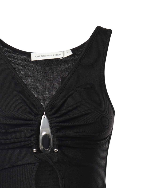 The Best Shops CHRISTOPHER ESBER: Tops y camisetas sin mangas - Top - Negro