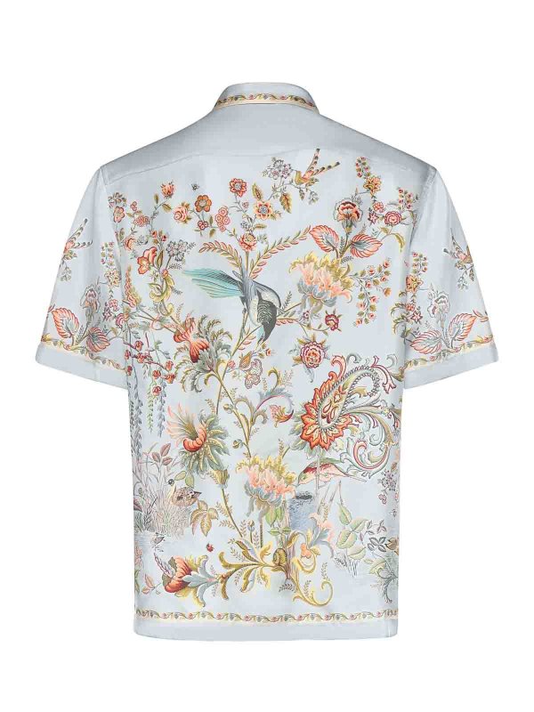 ETRO: camicie online - Camicia in seta stampata