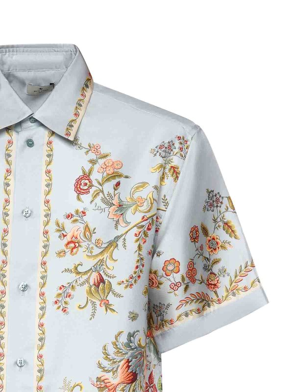 The Best Shops ETRO: camicie - Camicia in seta stampata