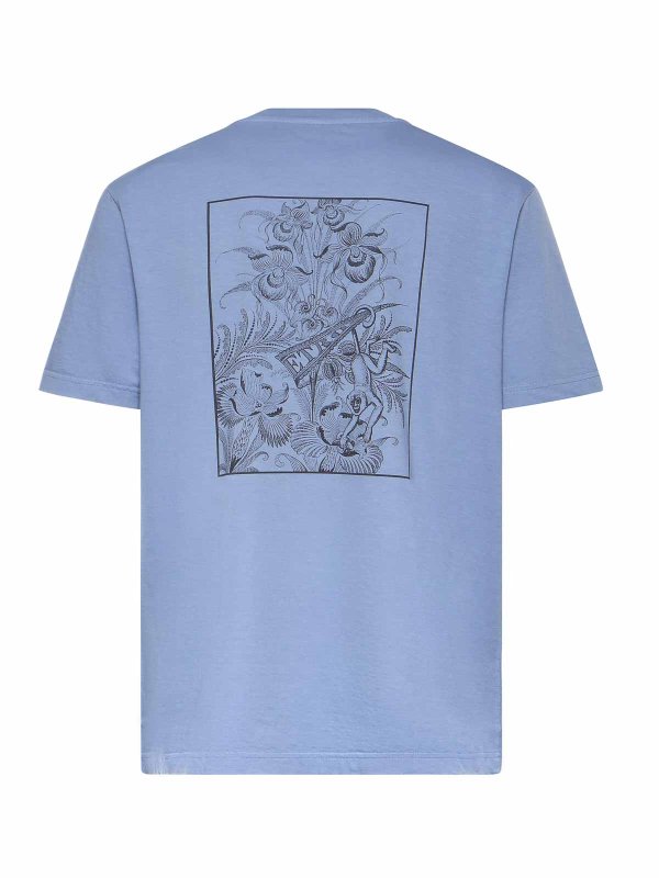 ETRO: T-shirts online - T-Shirt - Hellblau