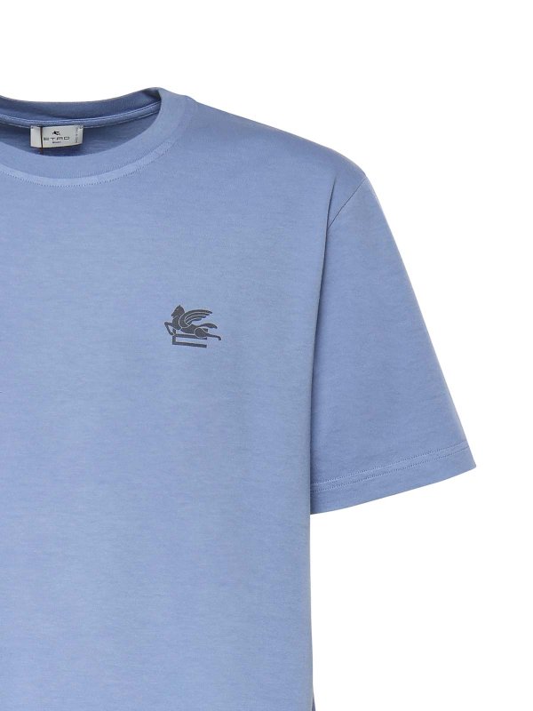 The Best Shops ETRO: T-shirts - T-Shirt - Hellblau