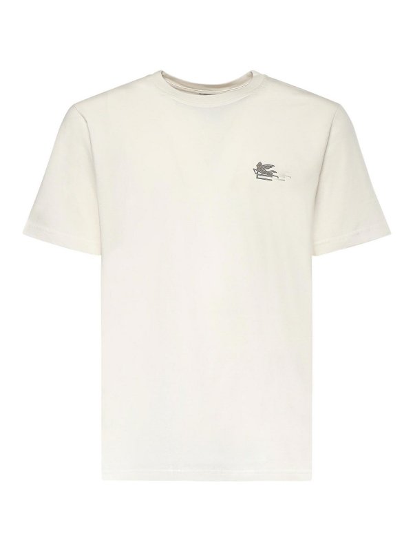 ETRO: T-shirts - T-Shirt - Creme