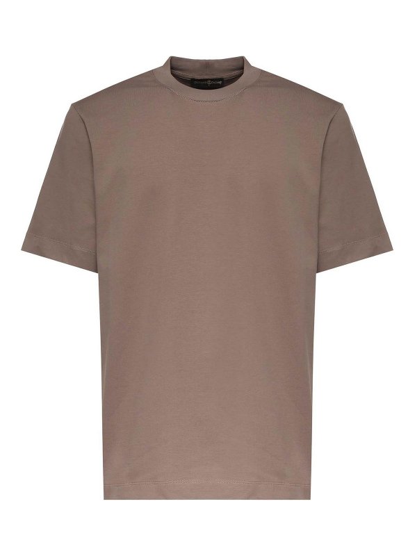 GIULIANO GALIANO: T-shirts - T-Shirt - Braun