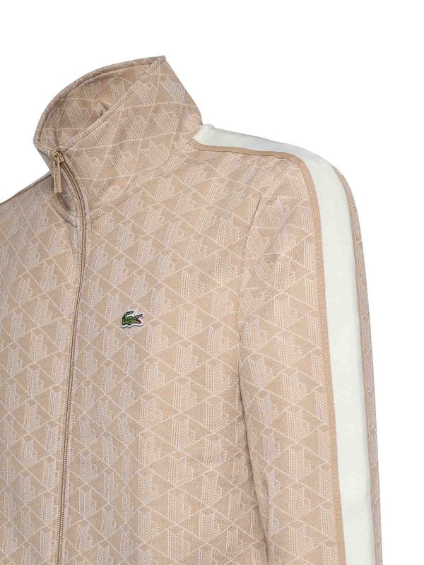 The Best Shops LACOSTE: Felpe e maglie - Giacca jacquard con monogramma