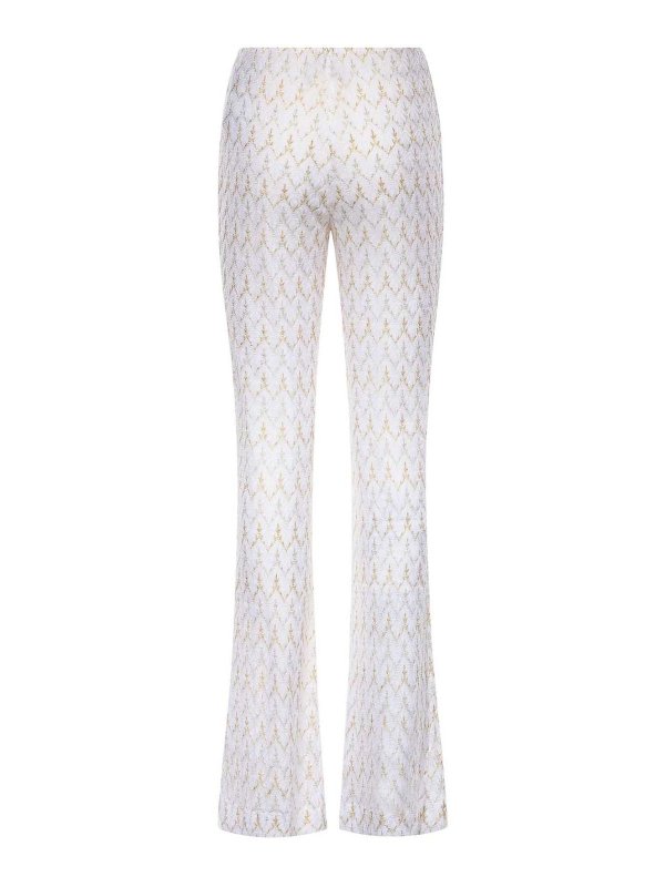 MISSONI: casual trousers online - Zigzag Lace Pants