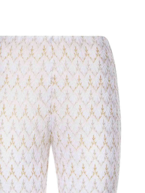 The Best Shops MISSONI: casual trousers - Zigzag Lace Pants