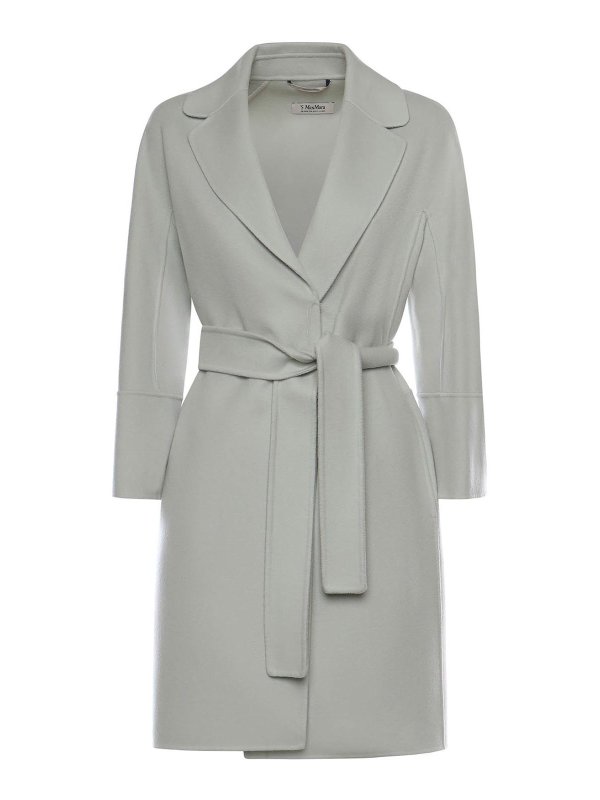 S MAX MARA: ショートコート - ショートコート - ライトグリーン