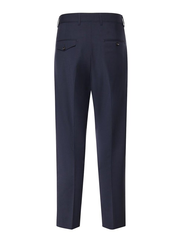 BEABLE: casual trousers online - Andy Wool Blend Trousers