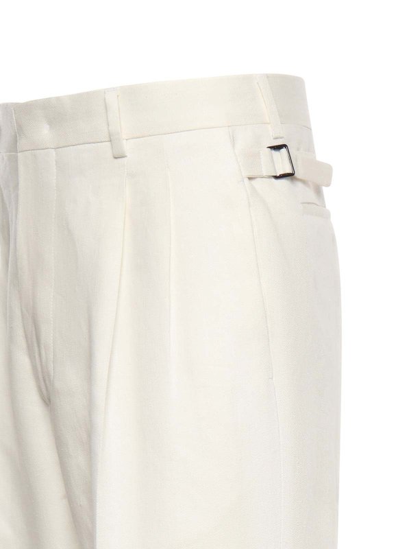 The Best Shops BEABLE: casual trousers - Wool Blend Mat Trousers