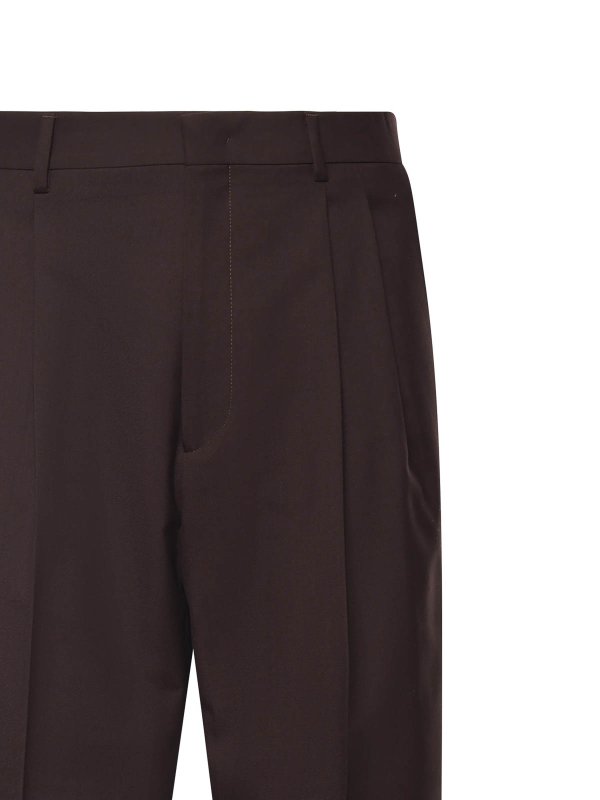 The Best Shops BEABLE: casual trousers - Wool Blend Mat Trousers