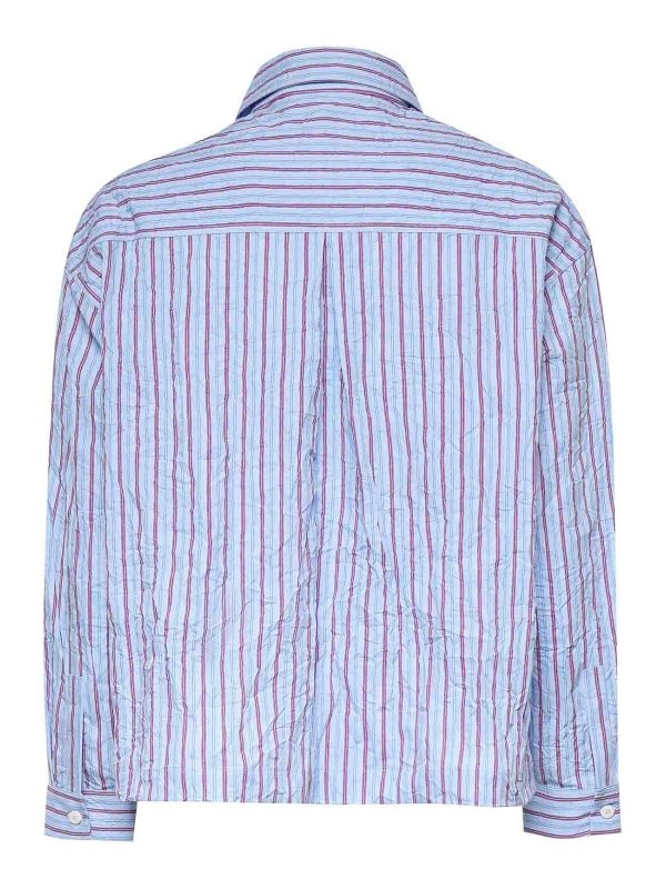 BONSAI: camicie online - Camicia A Righe Con Logo