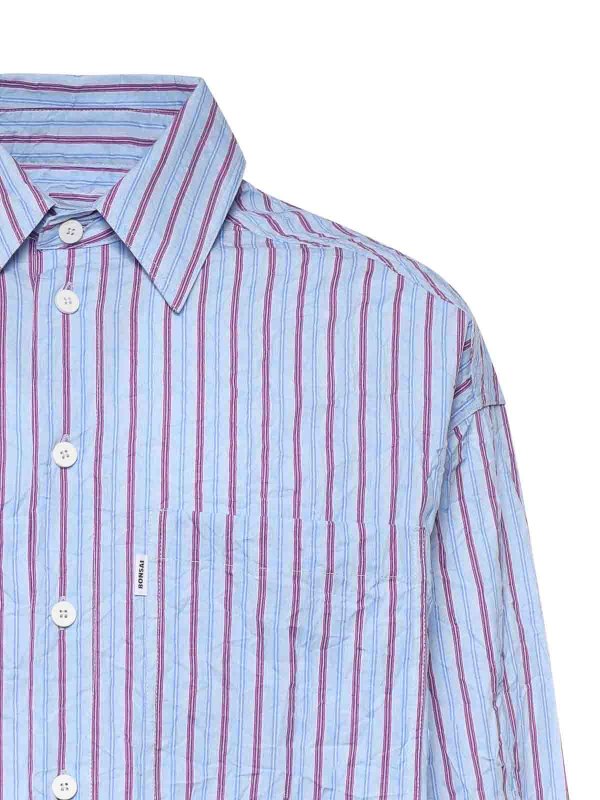 The Best Shops BONSAI: camicie - Camicia A Righe Con Logo