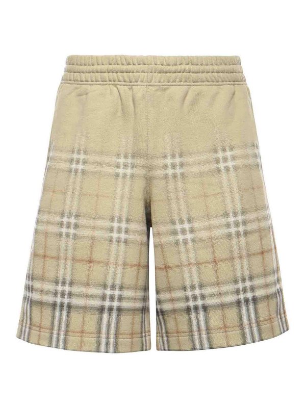 BURBERRY: トラウザーショーツ - ショートパンツ - 緑