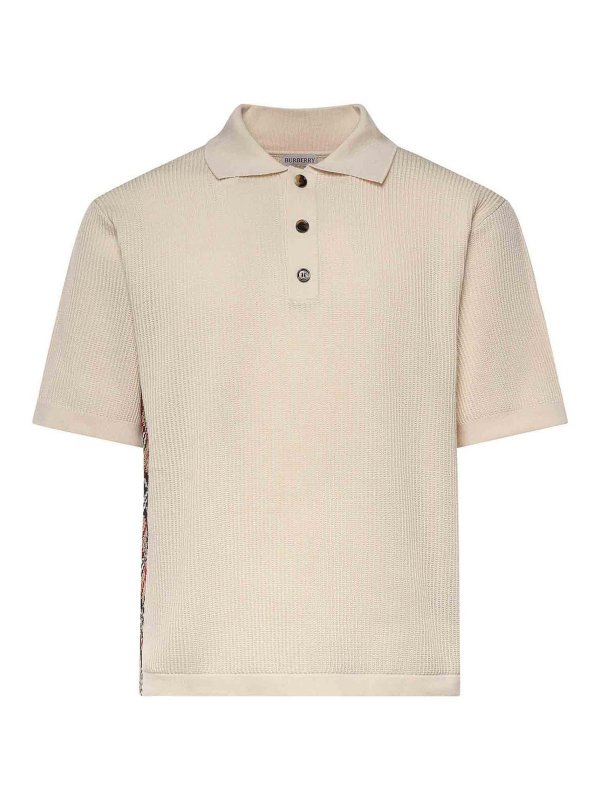 BURBERRY: Polos - Polo - Beis