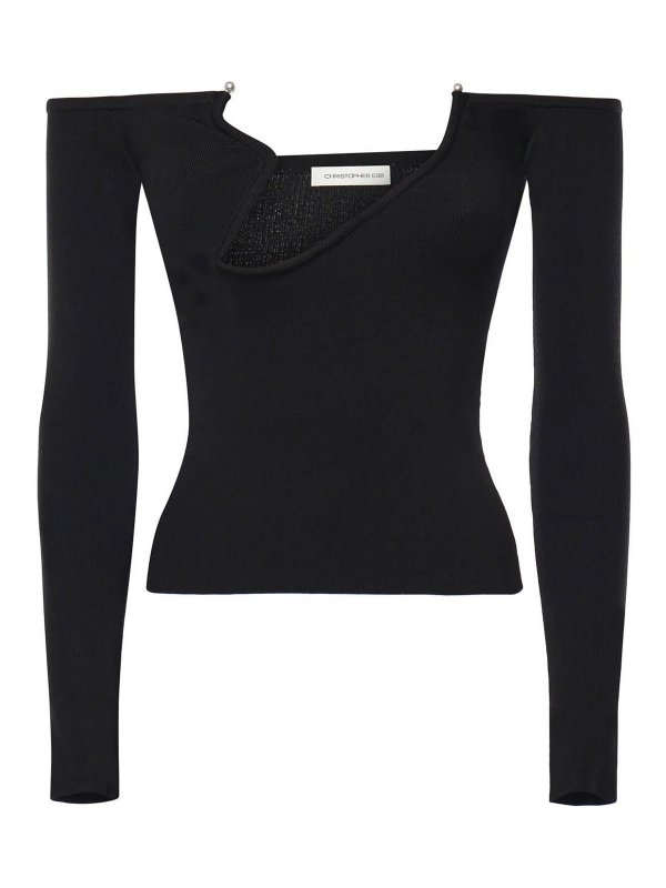 CHRISTOPHER ESBER: Tops und Tank Tops - Top - Schwarz