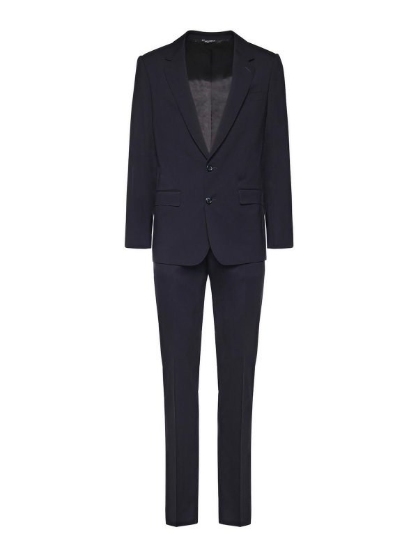 DOLCE & GABBANA: formal suits - Single-Breasted Wool Suit