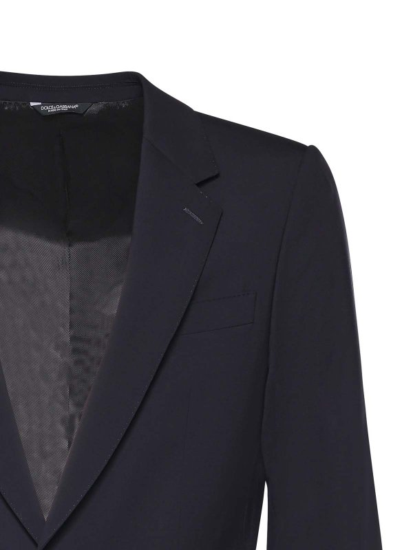 DOLCE & GABBANA: formal suits online - Single-Breasted Wool Suit