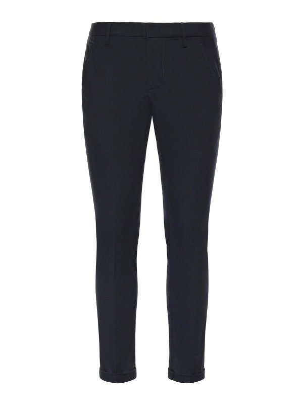 DONDUP: casual trousers - Gaubert Stretch Cotton Pants