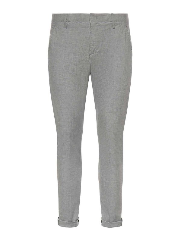 DONDUP: casual trousers - Gaubert Stretch Cotton Pants