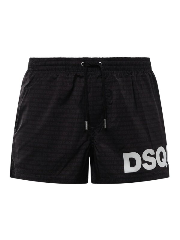 DSQUARED2: Badeanzüge und Badehosen - Badehose - Schwarz