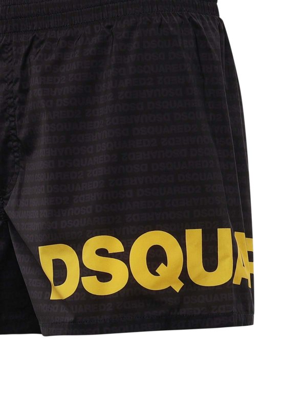 The Best Shops DSQUARED2: 水着 - スイムショーツ/スイムトランクス - 黒