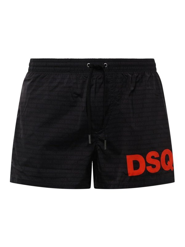 DSQUARED2: Badeanzüge und Badehosen - Badehose - Schwarz