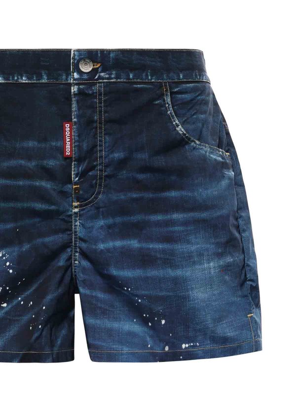 The Best Shops DSQUARED2: 水着 - スイムショーツ/スイムトランクス - デニム