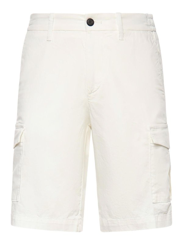 ELEVENTY: Hosen Shorts - Shorts - Weiß