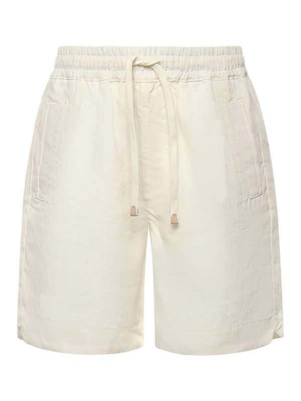 ELEVENTY: Hosen Shorts - Shorts - Creme