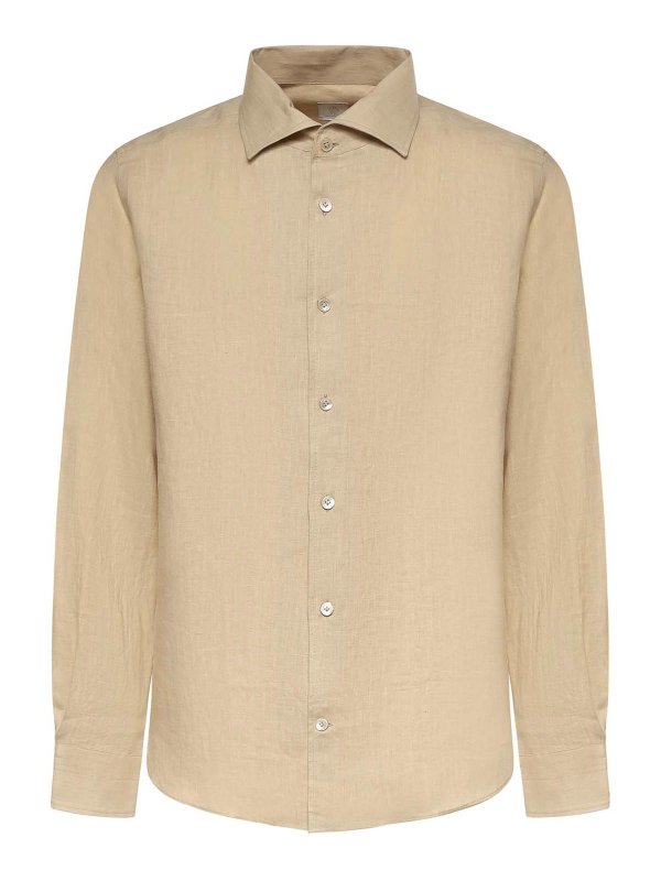 ELEVENTY: shirts - Linen Shirt