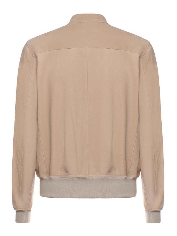 ELEVENTY: bombers online - Suede Bomber Jacket