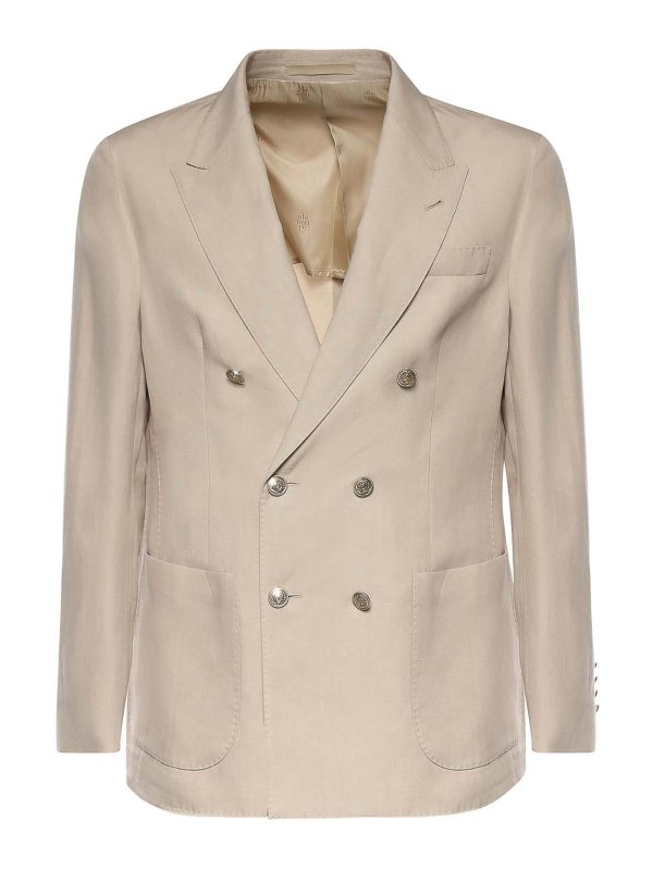 ELEVENTY: Blazer - Blazer - Beige