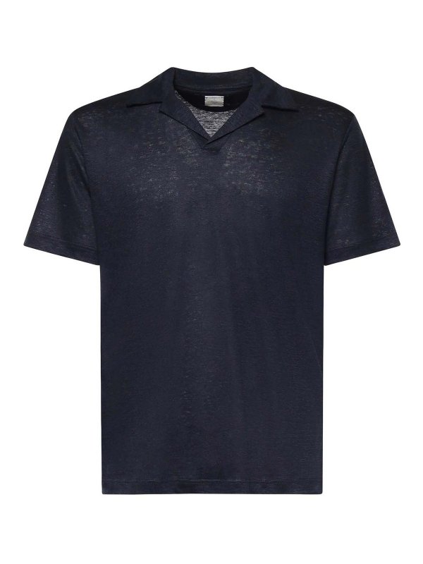 ELEVENTY: polo shirts - Linen Polo