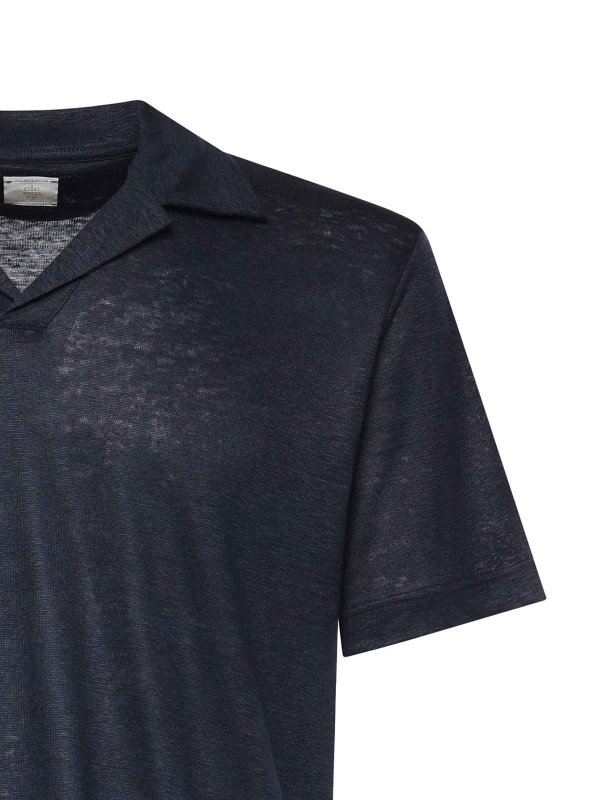 The Best Shops ELEVENTY: polo shirts - Linen Polo